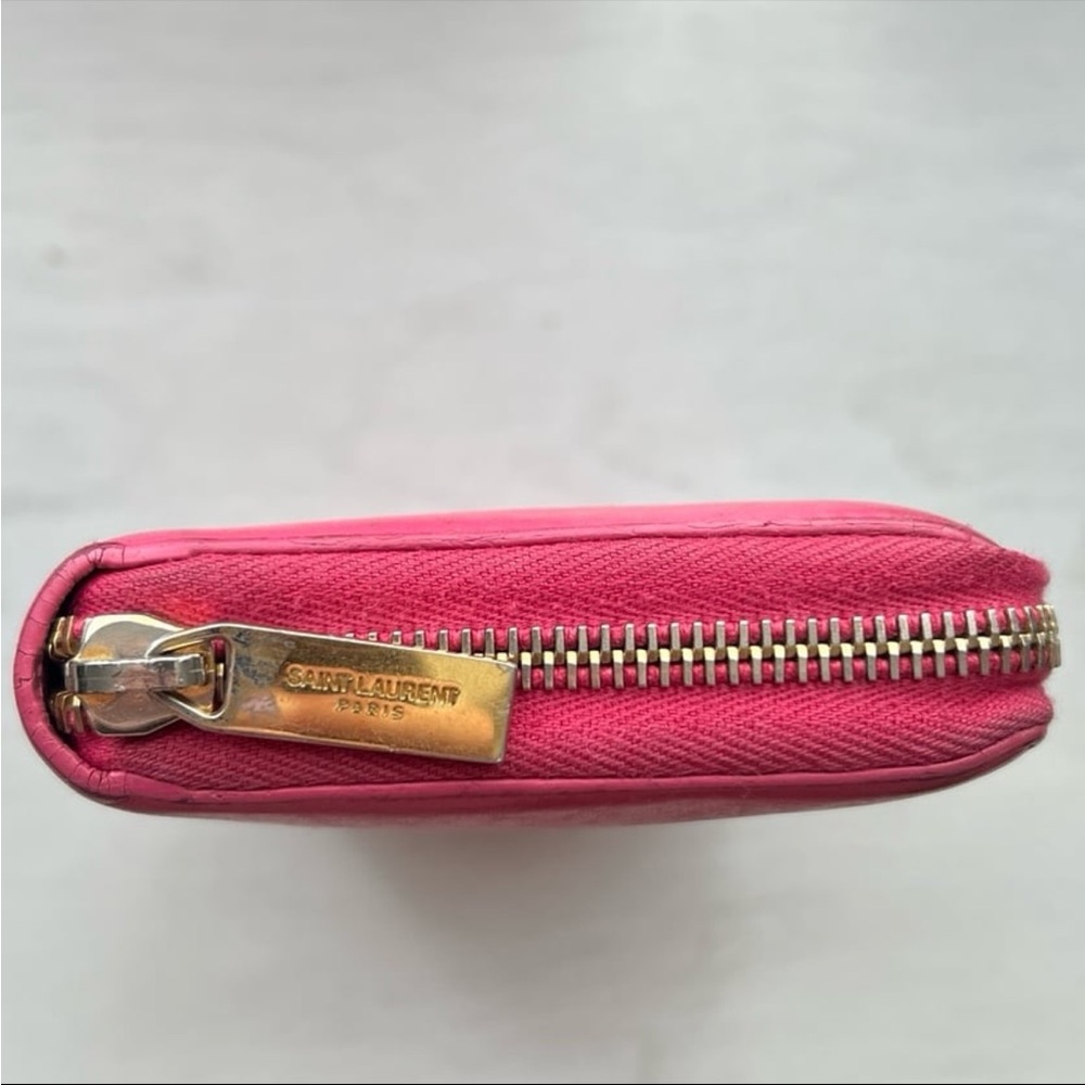 Saint Laurent Classic Y Ligne Leather Continental Wallet - Picture 4 of 5